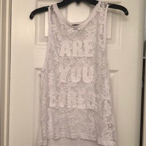 Topshop Graphic Tank